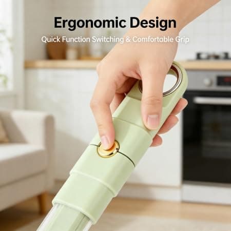 4-in-1 Multifunctional Cleaning Tool, Ergonomic Handle, Dual Storage, Corner Shovel Scraper Soft/Stiff Brushes, Perfect for Kitchen Bathroom Sink Tile Gaps, Household Essential - Thumbnail 6
