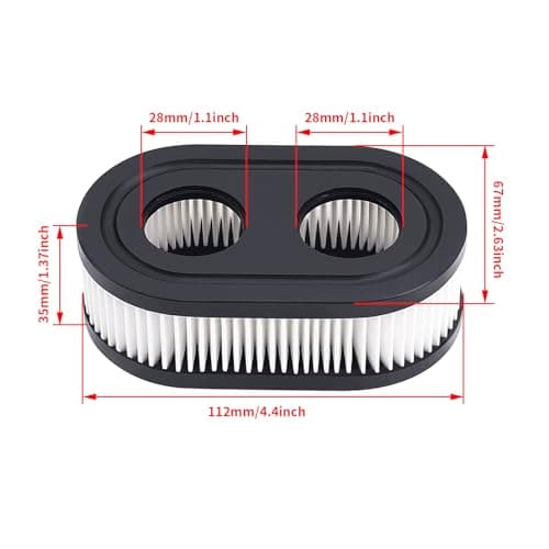 593260 Air Filter with Pre Filter and Spark Plug Fits for B&S 725EX 625EX 575EX 550EX 525EXI Engines, Air Filter Parts for Toro Recycler 22 and Troy Bilt Lawn Mower (2 Pack) - Thumbnail 2