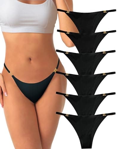 FLYARD Seamless Underwear for Women,Comfortable No Show Underwear Soft Panties for Women Pack of 6(Small,Set 3) - Image 1