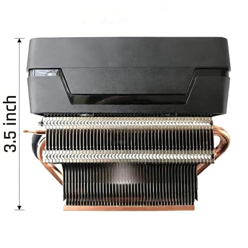 AM4 CPU Cooler - Wraith Prism Cooler Heat Pipes Copper Base/Alum Heatsink,4-Pin PWM LED RGB CPU Cooling Fan Pre-Applied Thermal Paste, Compatible with AMD AM4/AM5/AM2/AM3 Ryzen 3700X/4700X/5700X/7700 - Thumbnail 5