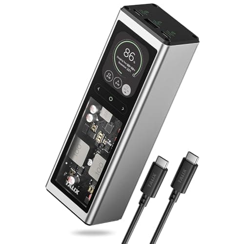 TALIX 140W Power Bank, 20000mAh Laptop Power Bank, PD 3.1 Fast Charging Portable Charger with 3 Ports, Digital Display, Battery Pack for MacBook, Lenovo, Dell, iPhone, Samsung, TSA Approved - Image 1