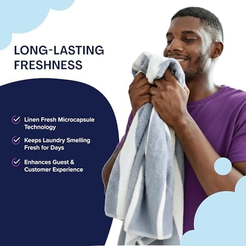 PowerPax 5-in-1 Commercial Laundry Detergent Capsules for Vending Machine, Linen Fresh, 100 Count in 2 Packs – Stain Remover, Color Booster, Fabric Softener for Coin Vend Laundromat Supplies - Thumbnail 5
