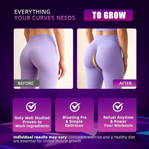 CNDANTING Creatine Gummies for Women 5000mg - Monohydrate Creatine Gummies, B12 & Folic Acid. Vegan Strawberry Flavor for Glute Shaping & Leg Toning. Bloating Free Muscle Recovery & Energy, 120 Count - Thumbnail 3