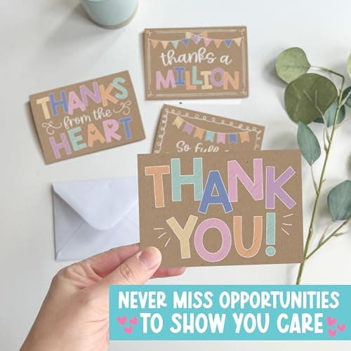 Hadley Designs Assorted Cards With Envelopes All Occasion - 54 Bulk Greeting Cards For All Occasions, Mixed Greeting Card Assortment, Birthday, Thank You, Congrats, Sympathy, Holiday Variety Card Pack - Thumbnail 6