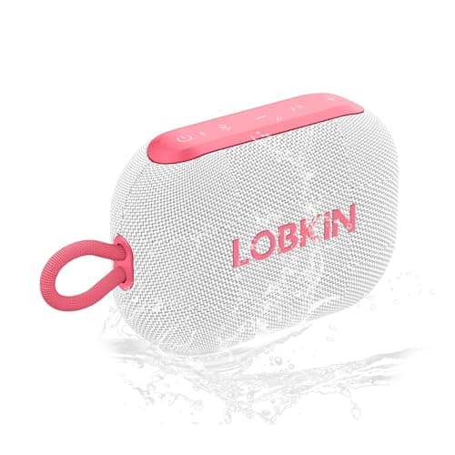 LOBKIN Portable Bluetooth Speaker,IP67 Waterproof Small Bluetooth Speaker 20H Playtime 10W Loud Sound BT 5.4 Wireless Stereo Pairing for Home/Outdoors/Travel - Image 1