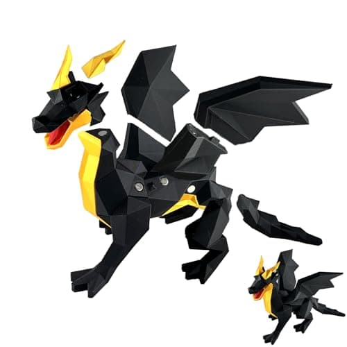3D Magnetic Puzzle,Magnetic Animal Puzzle Toys for Adult,Dragon Model Collectible Novelty Desk Decor Toy - Image 1