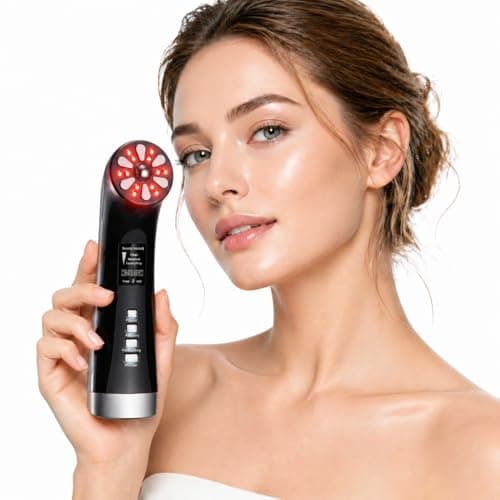 XIAOCHI 4-in-1 Facial Massager for Face & Neck, Red Light Skincare Device for Puffiness & Fine Line Care, At-Home Beauty Tool - Image 1