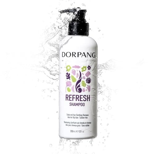 DORPANG Dandruff Shampoo for Oily Hair, Anti Dandruff and Oil Control Treatment Refresh Shampoo, Sulfate Free Daily Scalp Care, 355ml (12 fl oz) Floral Scent - Image 1