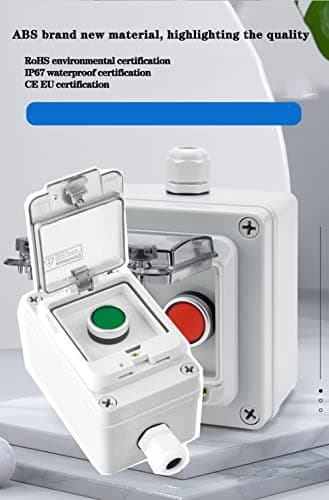 Push Button Box Momentary Green Push Button Station Box - Thumbnail 5