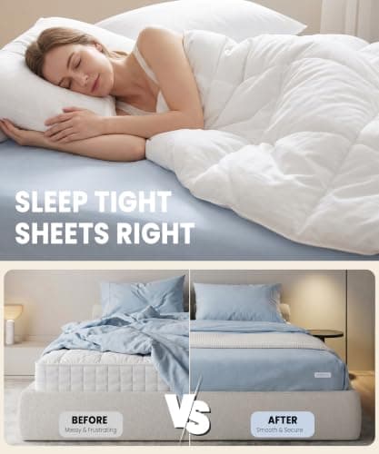 OKKLE Bed Sheet Holders for Corners - Adjustable Mattress Sheet Straps & Fitted Sheet Clips, Professional Bed Sheet Grippers & Fasteners to Keep Sheets in Place, Secure Sheet Lock - Thumbnail 4