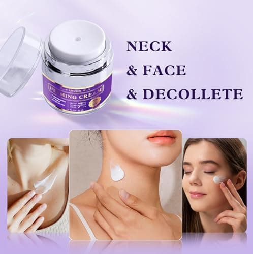 UKVOA Retinol Neck & Face Wrinkle Cream for Women, Neck Cream for Tightening and Firming, Anti Aging Skin Care with Collagen & Hyaluronic Acid, Instant Face Lift Cream 1.7 Fl Oz - Thumbnail 2