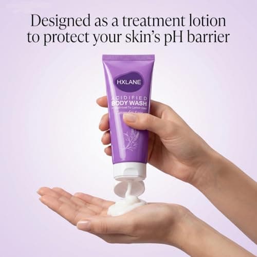 HXLANE Acidified Body Wash， 24H Body Odor Control Better than Soap， pH Balanced Gentle Creamy Formula，Moisturizing Lavender Sage Body Wash Gel，Travel Size - Thumbnail 2