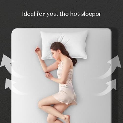 Full Mattress Protector Tencel Luxury 100% Waterproof Mattress Protector,Silky Soft & Breathable,Cooling Mattress Pad Cover Fitted 18" Deep Pocket Noiseless,54"x75" - Thumbnail 5
