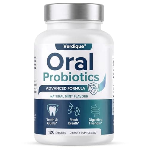 Oral Probiotics for Mouth Bad Breath for Adults, 120 Tablets Dental Care Probiotics with 11 Billion CFU for Chronic Halitosis, Teeth & Gums Health - Image 1