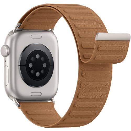Magnetic Sport Bands Patented Compatible with Apple Watch Band 49mm 46mm 45mm 40mm 44mm 38mm 41mm 42mm for Men Women, Nylon Strap Replacement for iWatch Ultra/3/2/1 Series 11 10 9 8 7 6 5 4 3 2 1 SE