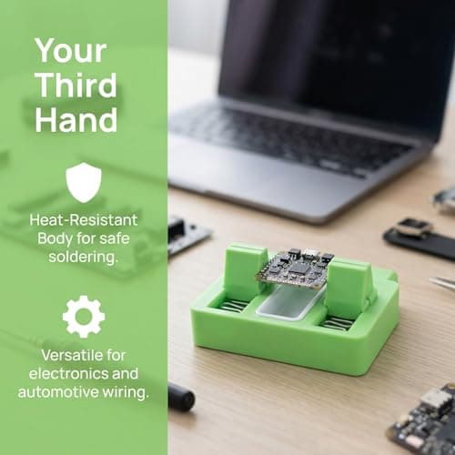 CHKAFEISTAR Magnetic Soldering Helping Hands with Dual Clips - Thumbnail 4