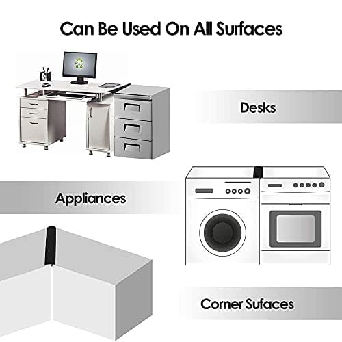Silicone Kitchen Stove Gap Covers, Kitchen Counter Gap Anti-Slip Non-Tacky Filler Seals Spills Between Counter, Stovetop, Oven, Washer, heat-resistant，Set of 2 (21Inches, Translucent) by liboyixi - Thumbnail 6