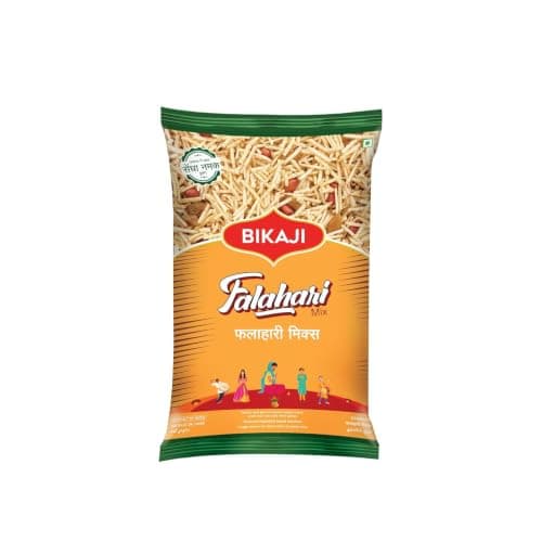 Bikaji Falahari Snack Mix 7.05 oz (200g), Fasting Friendly Indian Trail Mix with Potato Sticks, Peanuts & Raisins, Seasoned with Sendha Namak (Himalayan Rock Salt)