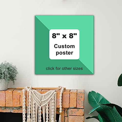 Custom Canvas Prints with Your Photo, Framed Personalized Wall Art, High Definition Photo Prints on Canvas for Home Decor, Wedding & Family Gifts, Ready to Hang (8" L x 8" W) - Thumbnail 5