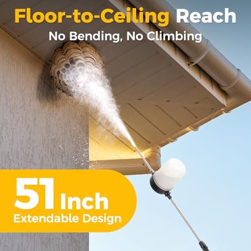 Diatomaceous Earth Powder Duster with Adjustable 4FT Rod, Clog-Free & Adjustable Output Pump, Ideal for Diatomaceous Earth Application, Powder Dispensing, Dusting Tasks & Indoor/Outdoor Gardening - Thumbnail 2