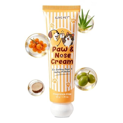 GJYC PET Paw & Nose Balm for Dogs & Cats - 1.76 oz | for Dry, Cracked Paw Pads & Rough Snout | Conditioning Formula with Organic Shea Butter, Jojoba Oil & Ceramide Complex | Safe & Lickable - Image 1