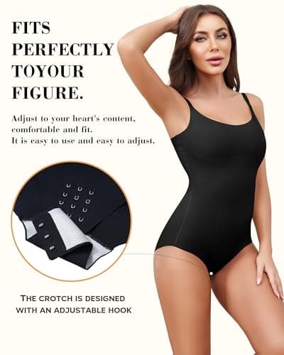 Oegho Shapewear Bodysuits For Women Seamless Tummy Control Body Suit - Thumbnail 3
