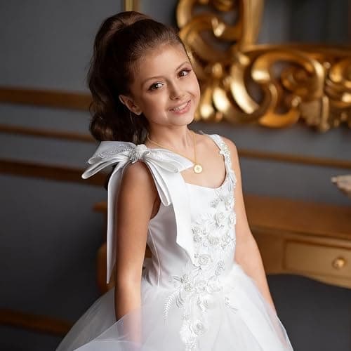 C-leen Confirmation Gifts for Teen Girls - 18K Gold Plated Cross Necklace On Your Confirmation Necklace Easter Gifts for Kids Teens - Thumbnail 2