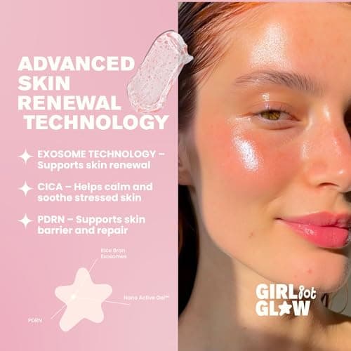 Girl Got Glow Overnight Face Cream with Exosome Complex, PDRN & Sodium DNA – Hydrating Moisturizer for All Skin Types, Fast Absorbing, Dewy Finish, Made in Korea, 1.7 fl oz / 50 mL - Thumbnail 2