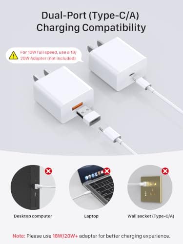 Magnetic Wireless Magsafe Charger iPhone: Charging Pad for iPhone 17/16/15/14/13/12 Series & AirPods Pro 4-2, Strong Magnet, Dual Ports, Case-Friendly, Lightweight for Travel Home Office Desk - Thumbnail 6