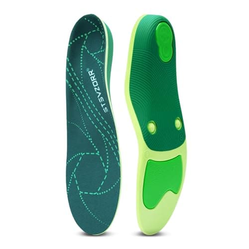 STSVZORR 210 lbs+ Metatarsalgia Insole Plantar Fasciitis Relief Pain Arch Support Insert Men Women Orthotic Flat Feet Heel Spur Comfort Standing All Day, Work Boot Shoe Insole, Size 11-295MM - Thumbnail 2