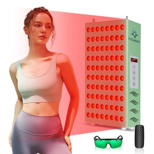 Astarexin Red Light Therapy for Body Face, 400W 80pcs LED Red Light 660nm & Infrared Light 850nm Red Light Therapy Panel Device Lamp for Skin Beauty & Anti-Aging with Controller