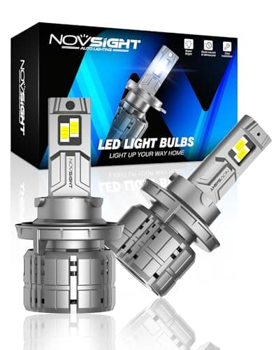 NOVSIGHT H13 Bulbs 88000LM, H13/9008 Fog Bulbs, 900% Ultra Bright H13 Fog Bulb, Pack of 2 - Image 1