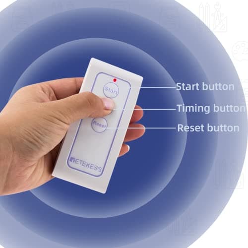 Retekess TM101 Jeopardy Buzzers,Buzzers for Trivia Games,Add Up to 32 Buttons,262ft, Game Show Buzzers for Classroom,Family Feud Adult Trivia Game Night,Back to School - Thumbnail 6
