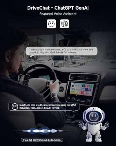 ATOTOOUT Magic Box - AI Box CarPlay & Android Auto Wireless, 4GB+32GB Support YouTube, Netflix, Prime Video, Disney+, Spotify w/HDMI-Out, Dual Wi-Fi & BT(5.4 & 4.2), USB Playback, AI-Powered, CB4DT - Thumbnail 5