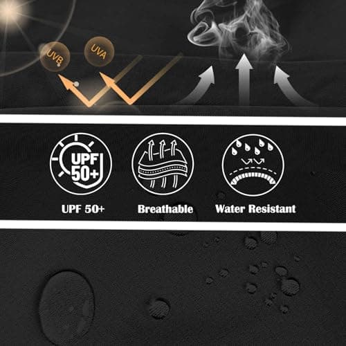 AGVNG Women Hiking Pants Waterproof Quick Dry Cargo Pants Joggers with Pockets Elastic Waist Drawstring UPF 50+ Lightweight Work Casual Travel Workout Black S - Thumbnail 6