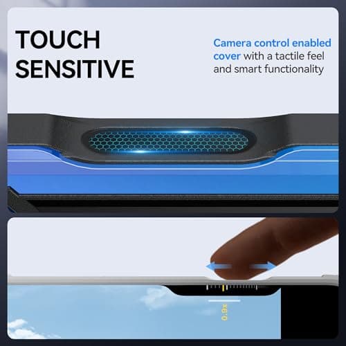 RAPTIC Upgraded Shield 2.0 for iPhone 16 Pro Case with Camera Control Capture Button and Sensitive Buttons, Military Grade 13ft Drop Tested, Gradient Effect Case, 6.3 inch, Blue Gradient - Thumbnail 4