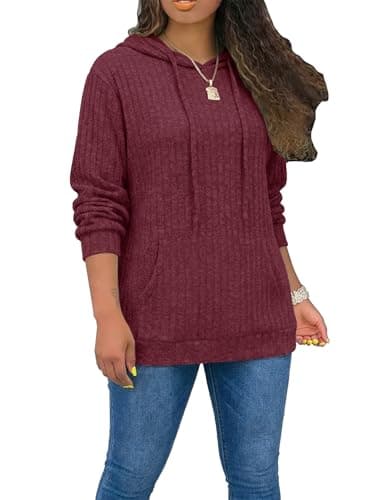 STOLKISS Fashion Hoodies for Women Long Sleeve Sweatshirts Causal Loose Fit Fall Pullover Spring Shirts with Kangaroo Pockets - Image 1