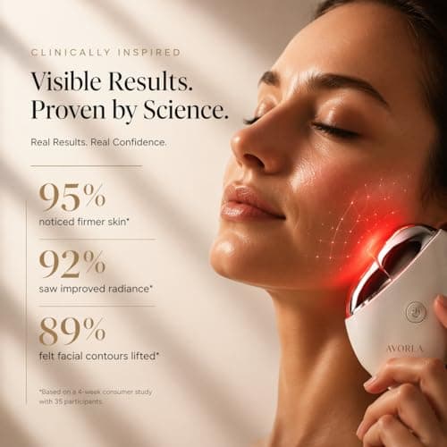 AVORLA LED Gua Sha Facial Tool with Heat and Microcurrent, Skin Toning Device, Skin Light Therapy Anti-Aging/Anti-Wrinkles,face Lift, Eye/face Puffiness, Skin Firm - Thumbnail 5