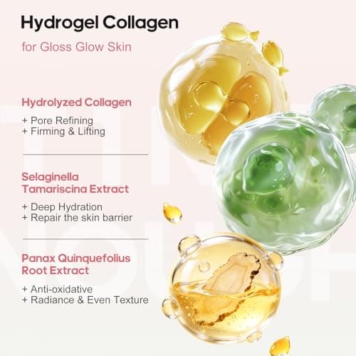 NLQ Intensive Collagen Deep Mask Skincare, Hydrating Overnight Face Mask for Glass Skin, Pore Refining, Firming & Plumping, Travel Essentials and Beauty Care Gifts for Women | 1.05oz(30g) x 5ea - Thumbnail 4