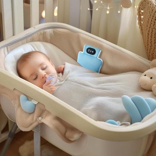 Baby Vibrating Sleep Soother, Baby Sleep Aid, Newborn Soothers for Help Sleeping, 3 Adjustable Vibration Modes, 90 Min Timer, Newborn Vibrations Mattress Pad for Home & Travel, Use for Crib & Stroller - Thumbnail 3