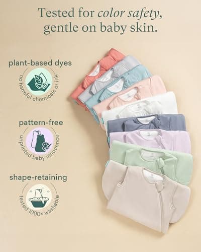 PurComfy Supersoft Sleep Sack 1.0 TOG, Premium Bamboo Viscose Baby Sleeping Bag, 2-Way Safe Zipper Sleep Sacks 15-24 Months (Forest) - Thumbnail 6