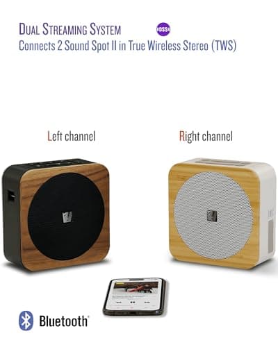 Soundfreaq Sound Spot II SFQ-18: Portable Bluetooth Speaker with Powerful Bass, Nature Sounds, Ambient Light, and Speakerphone (White) - Thumbnail 6