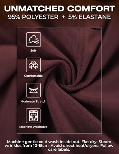 Women Mini Skirt, High Waist Pencil Suede Skirt with Pockets, Burgundy Skirt for Thanksgiving Christmas New Years Eve 2026 L - Thumbnail 3
