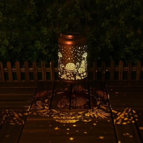 Birthday Gifts for Women - Mothers Day Gifts for Mom, Grandma, Solar Lanterns Outdoor Waterproof - Turtle Solar Lights Outdoor Garden Decor for Outside,Patio, Yard - Thumbnail 4