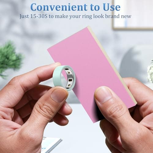 YWXTW Polishing Pad Designed for Oura Ring 4 Ceramic, [Scratch Remover] [Restore Finish], Ring Buffing & Cleaning Kit for Oura Ceramic, 2 Pack - Thumbnail 6