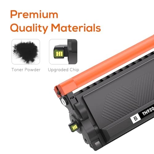 Jeostarky TN920XL TN920 Toner Compatible for Brother TN-920 XL TN920XL Toner with chip Replacement for HL-L6210DW HL-L6210DWT HL-L5210DN HL-L5210DW HL-L5210DWT HL-L6310DW MFC-L6810DW(2 Black) - Thumbnail 4