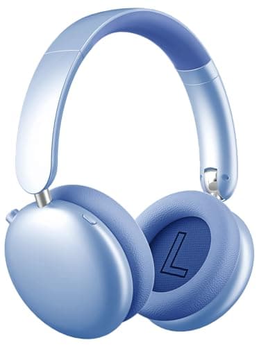 Wentronic Y06 Noise Cancelling Headphones,58H Playtime and 5 EQ Music Modes Wireless Over Ear Bluetooth Headphones with Microphone,Lossless Audio,Multipoint Connection,Foldable,Lightweight,Blue - Image 1