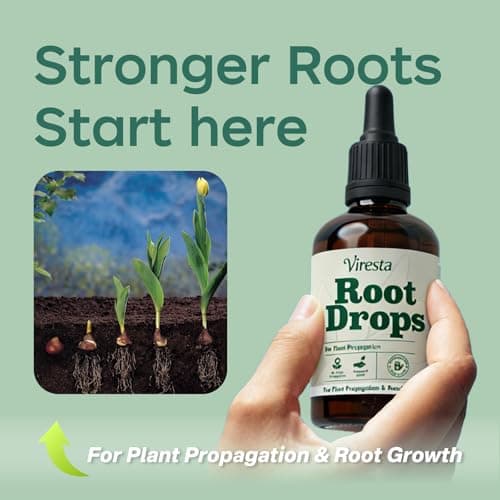 Viresta Prop Drops - Propagation Drops to Promote Healthy Root Growth, Root Drops for Less Shock, Works in Water Soil Leca, for All Indoor Houseplants Like Pothos, Monstera, Philodendron (1Pcs) - Thumbnail 2