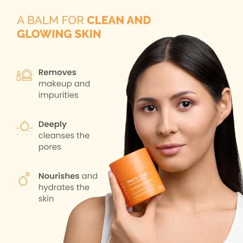PLANTIFIQUE Korean Cleansing Balm – Hydrating Makeup Remover with Hyaluronic Acid & Ceramides – Oil Based Face Cleanser - Removes Waterproof Makeup & Sunscreen, Balsamo Desmaquillante 1.41 oz / 40g - Thumbnail 2