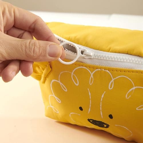 SUNVENO Kids Fanny Pack, Cute Lion Cartoon Waist Bag for Boys & Girls, Adjustable Crossbody Belt Pouch Ages 2-8, Travel Beach & Birthday Gift - Thumbnail 6